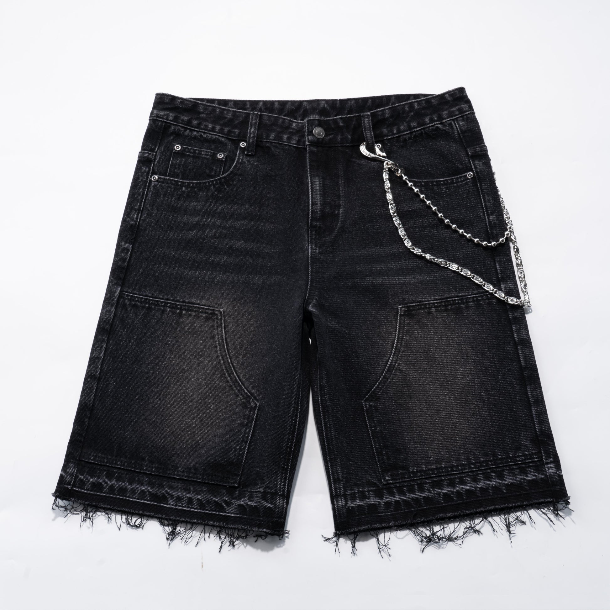 Silver Glow Bead  Woven Double  Chain