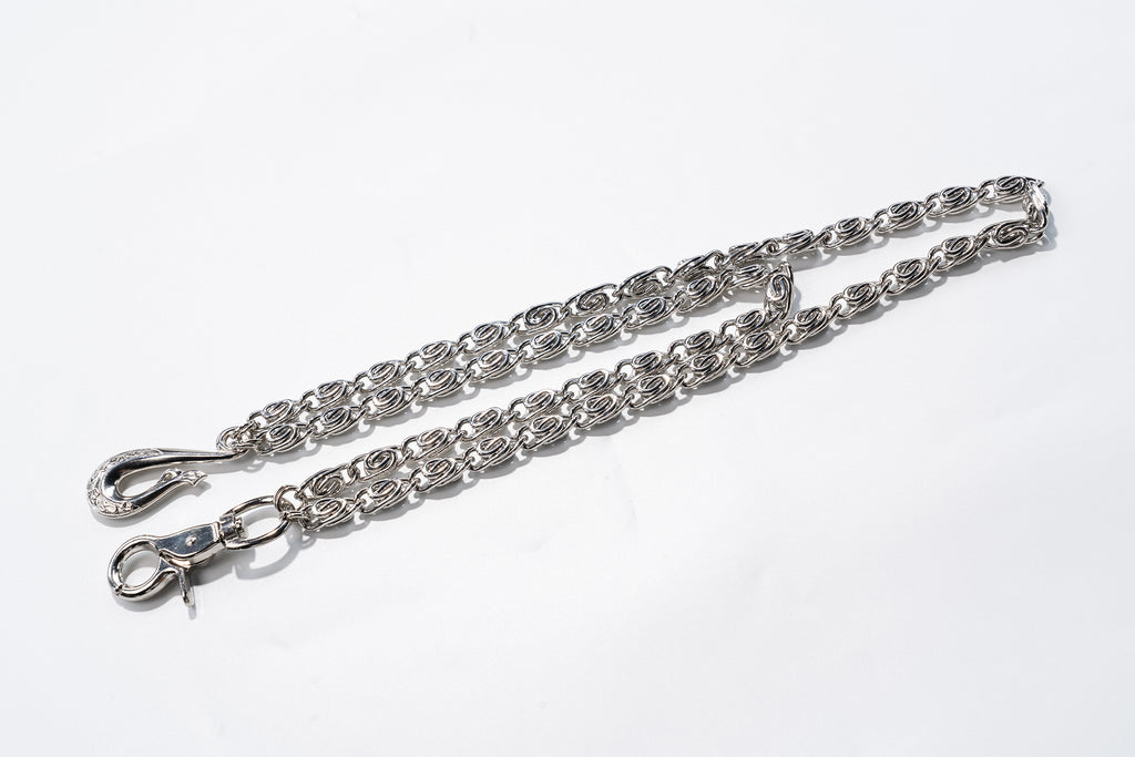 Mirror  Silver Loop  Buckle Chain (wholesale)