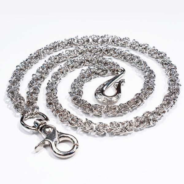 Silver double chain