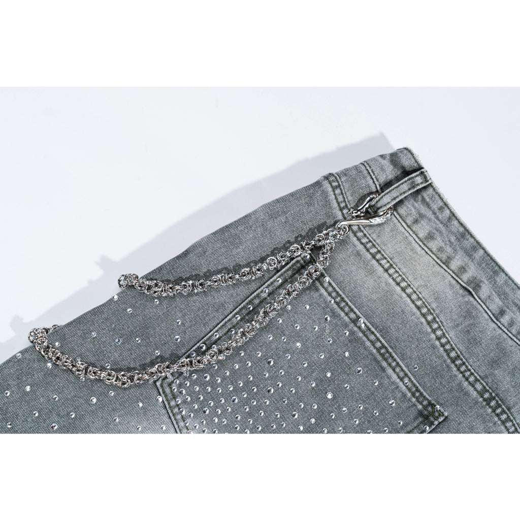 Silver double chain