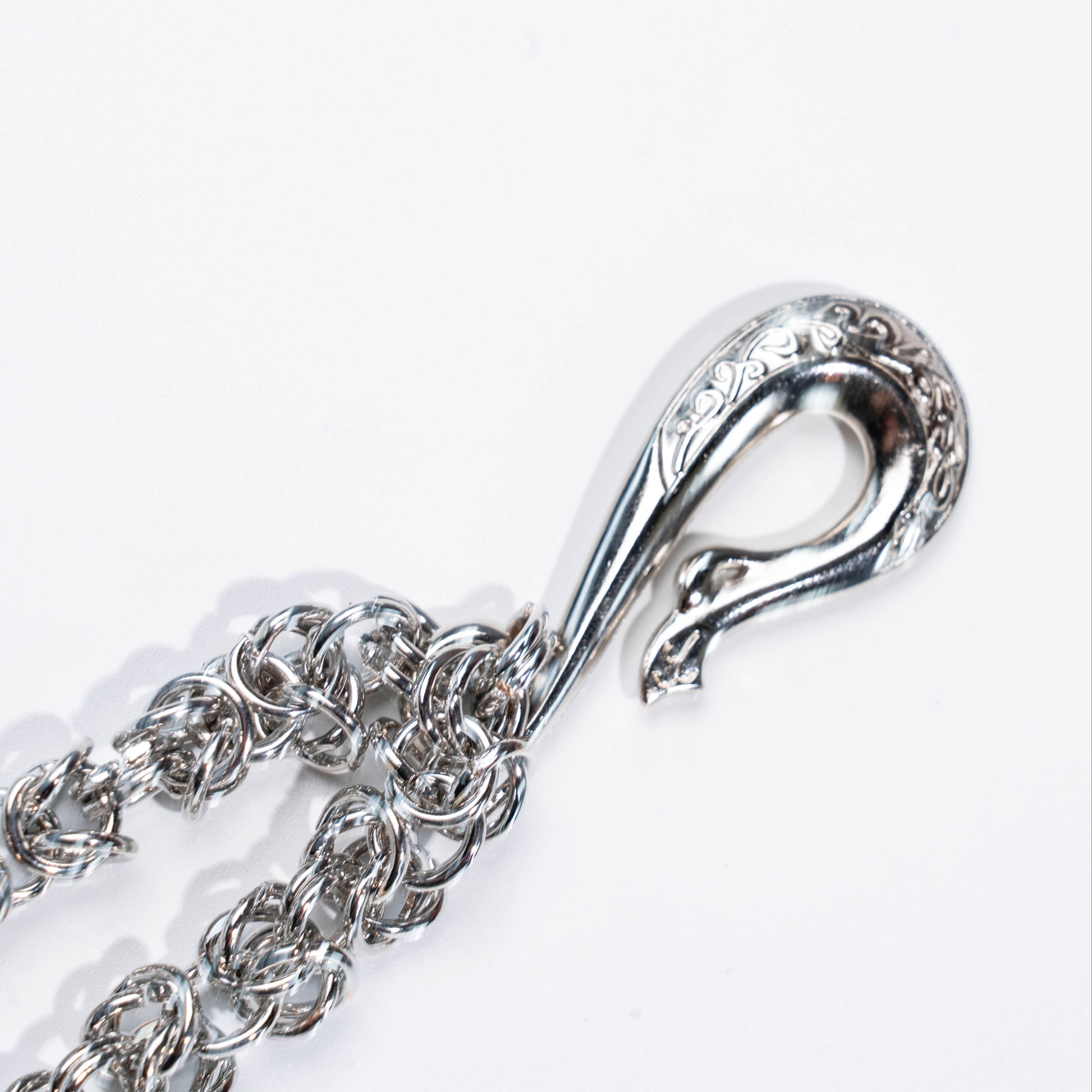 Silver double chain