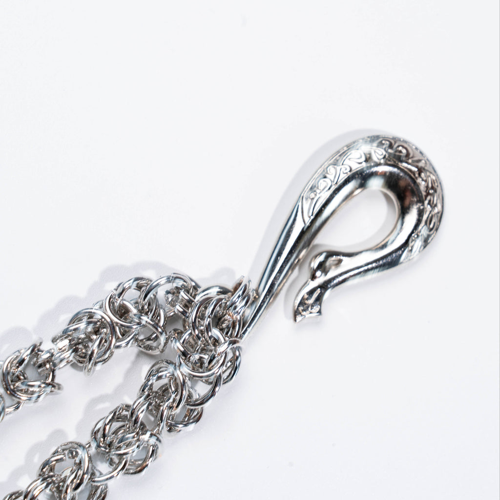 Silver double chain