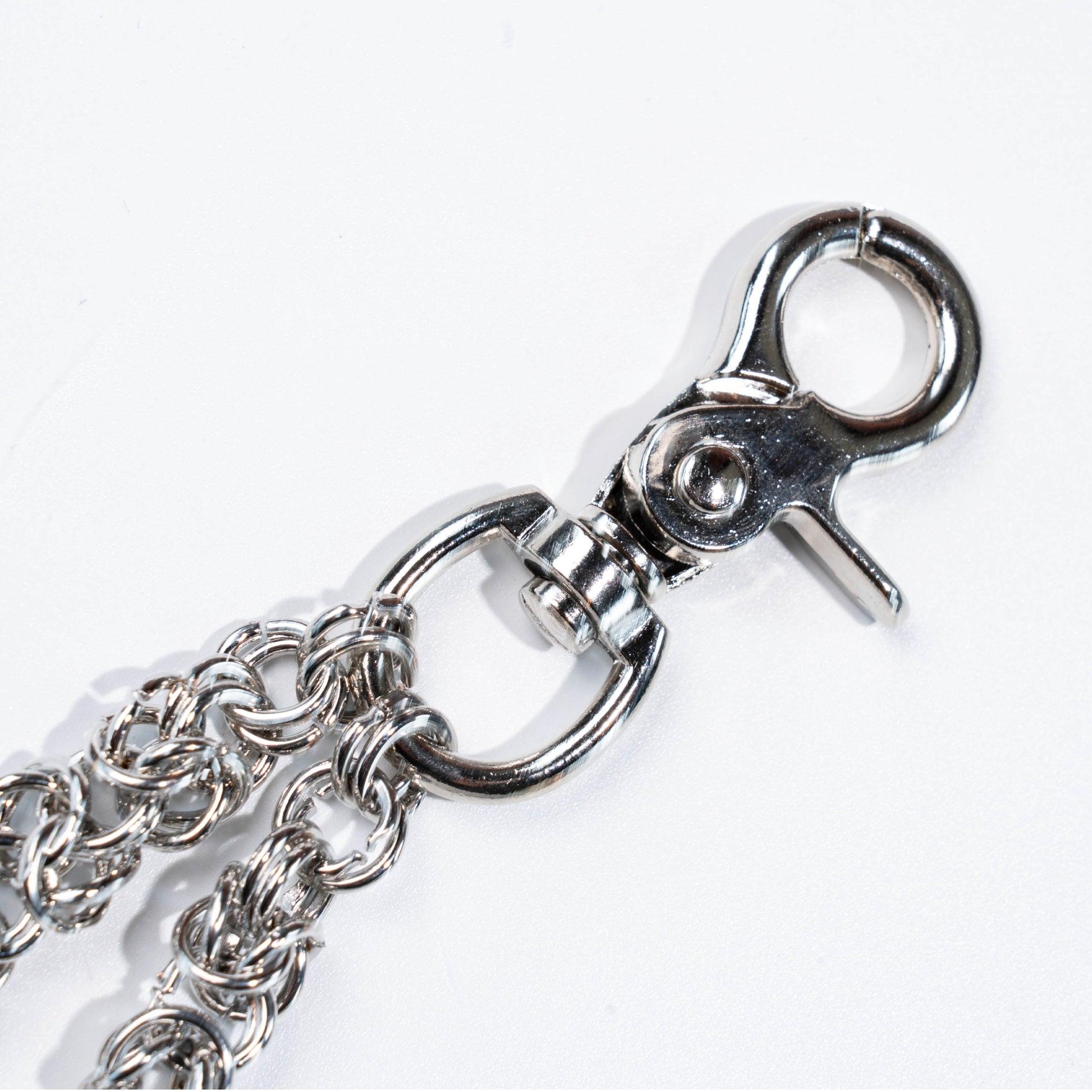 Silver double chain