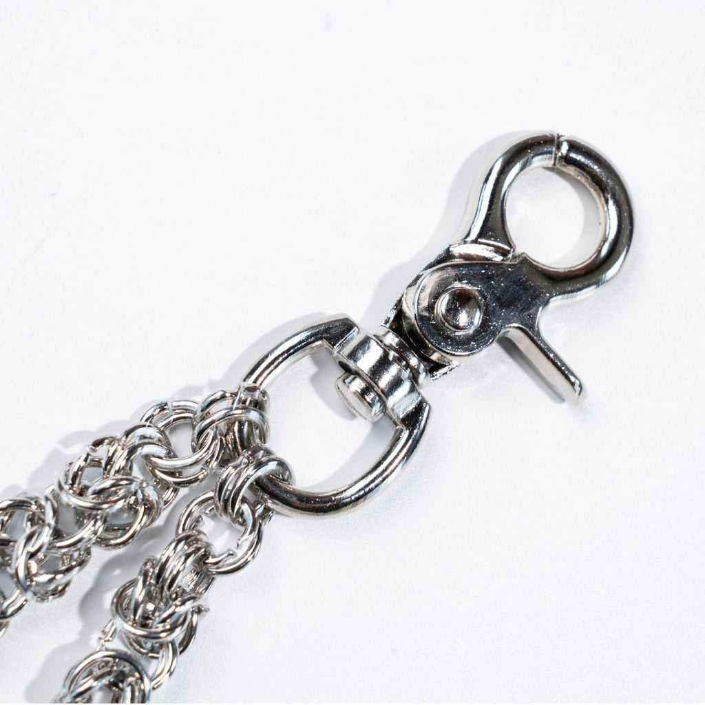 Silver double chain