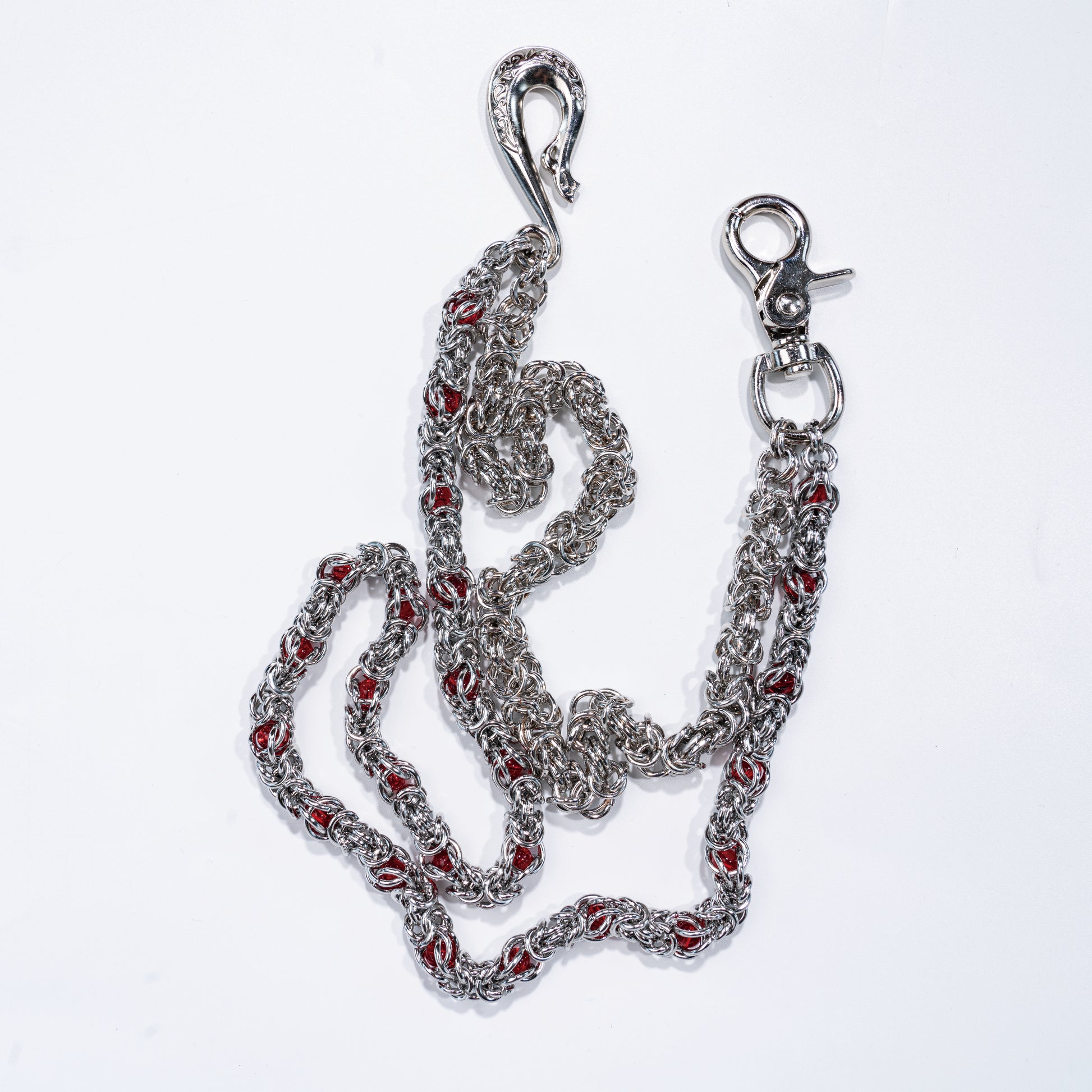 Red Diamond Double - Loop Chain