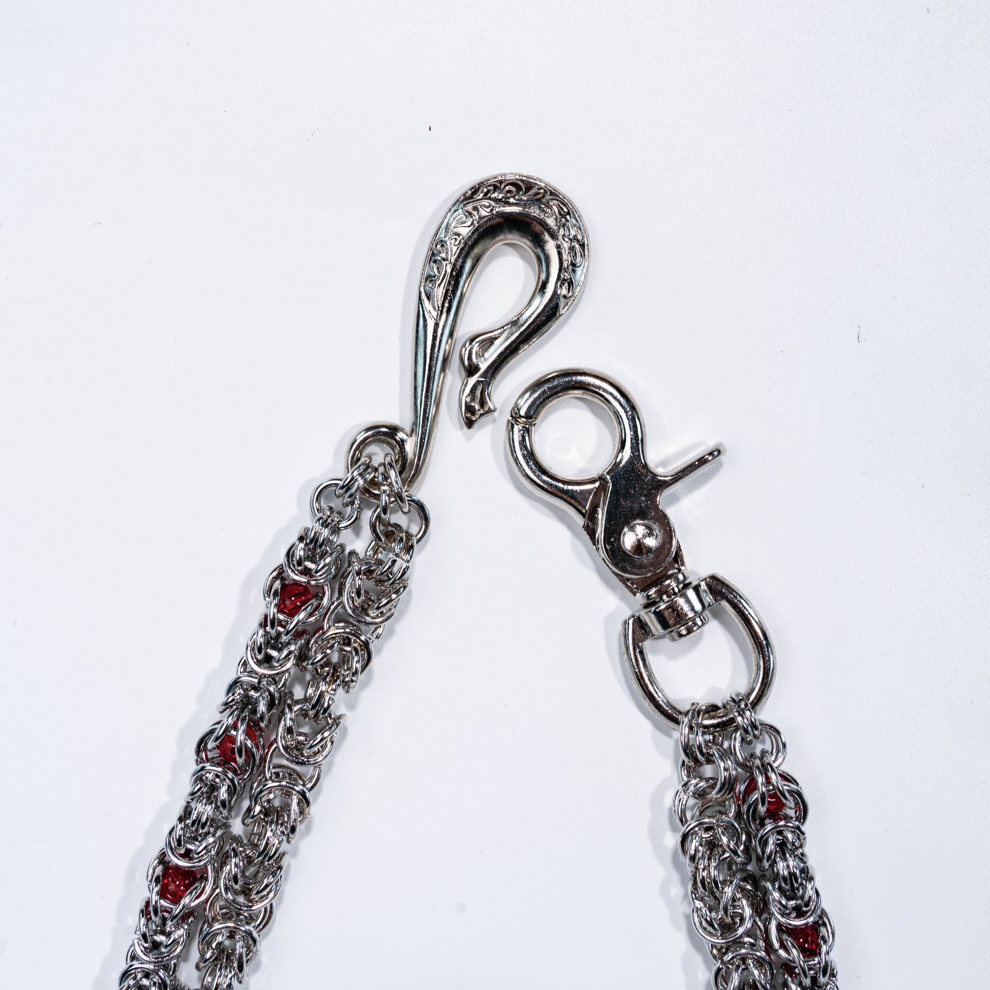 Red Diamond Double - Loop Chain