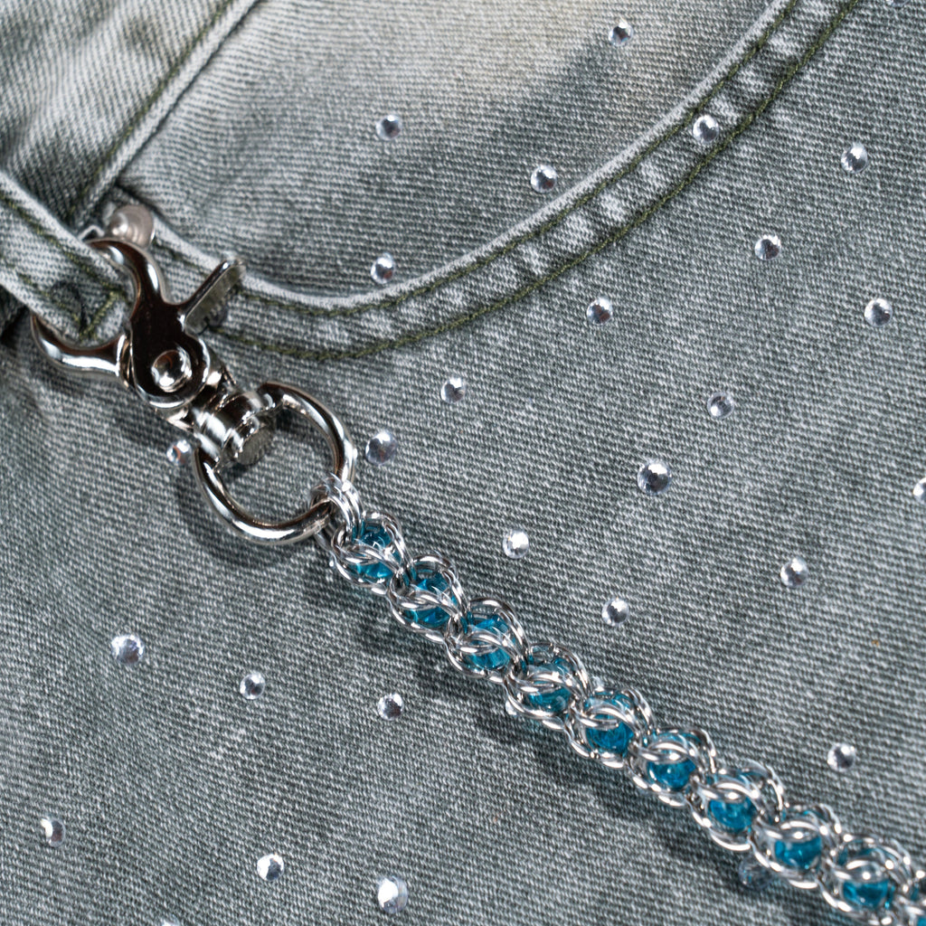 Lake blue single chain