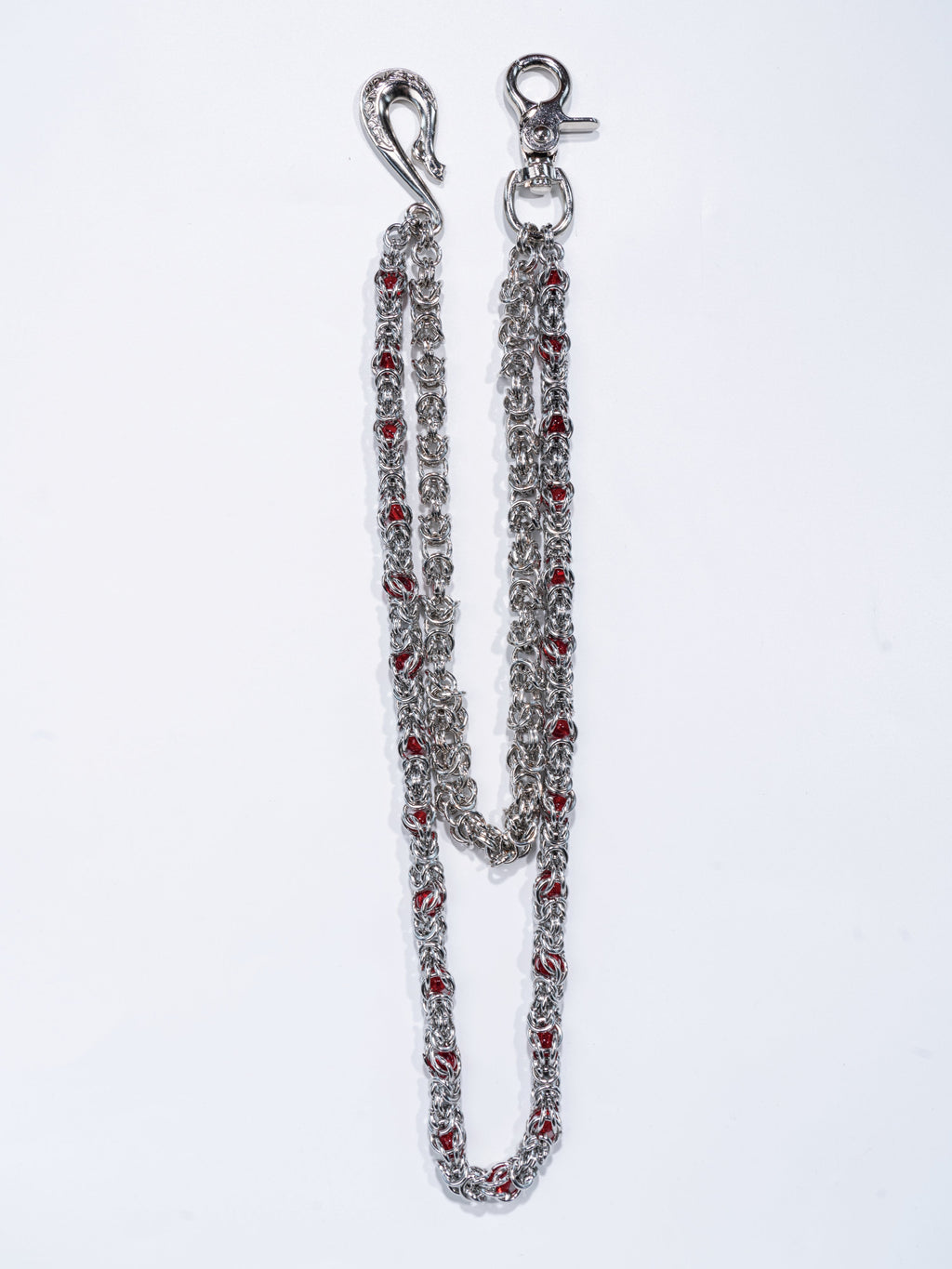 Red Diamond Double - Loop Chain