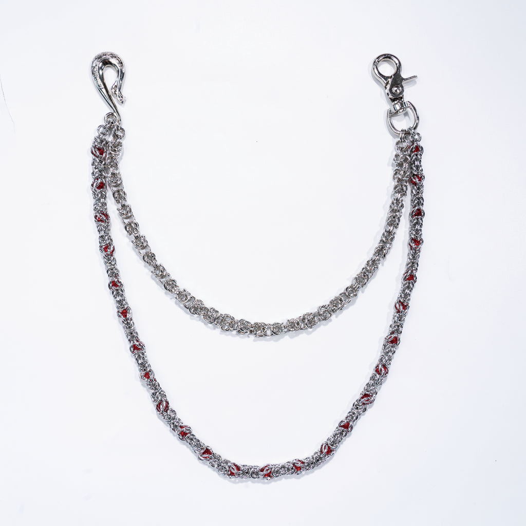 Red Diamond Double - Loop Chain