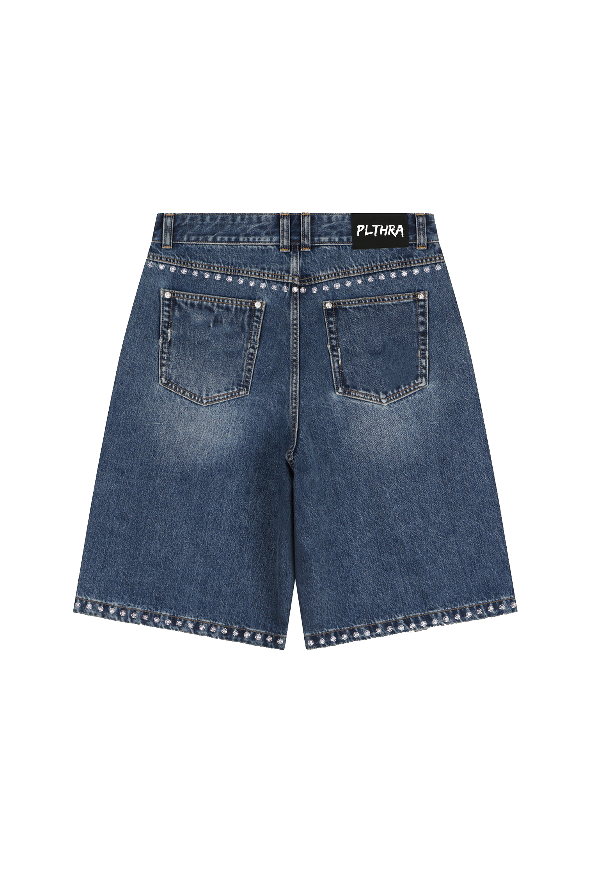 Rhinestone Denim Shorts